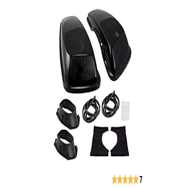 Saddle Tramp Saddle Bag Covers W/ 6 X 9 Speaker Adaptors Harley 14Up